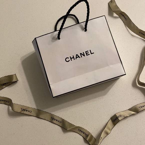 CHANEL Handbags - Chanel gift bag with ribbon
